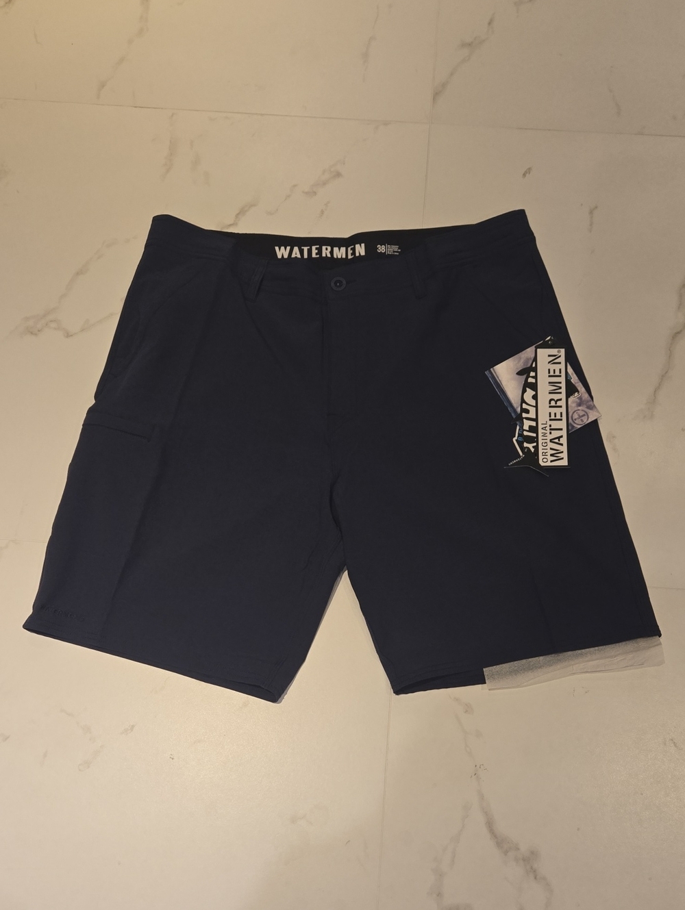 Watermen Men's Navy Performance Shorts